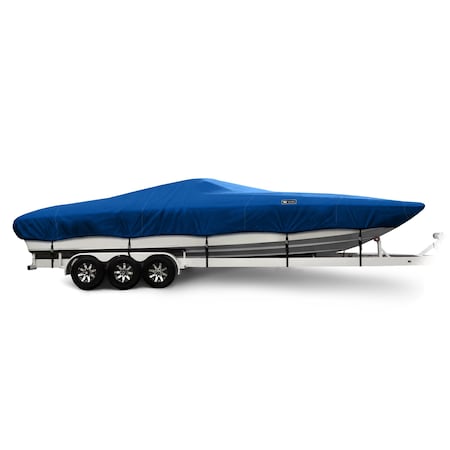 Eevelle Boat Cover DAY CRUISER Inboard Fits 35ft 6in L up to 96in W Royal SFDAYC3596-RYL